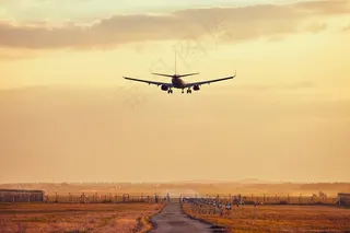 飞机，机场，旅行，旅程，夏季，航空航天