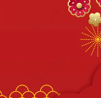 喜庆红色新年图片