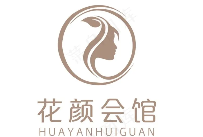 花颜会馆图片ai矢量模版下载