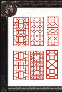 镂空花雕刻矢量图片 镂空花雕刻矢量图片