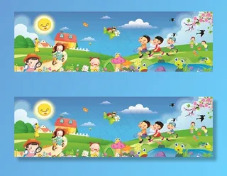 幼儿园 卡通墙画 卡通图片