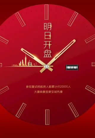 房地产开盘海报图片