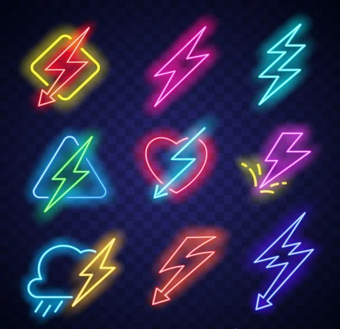 霓虹灯背景图片eps,ai矢量模版下载