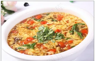 老式鸡蛋汤图片