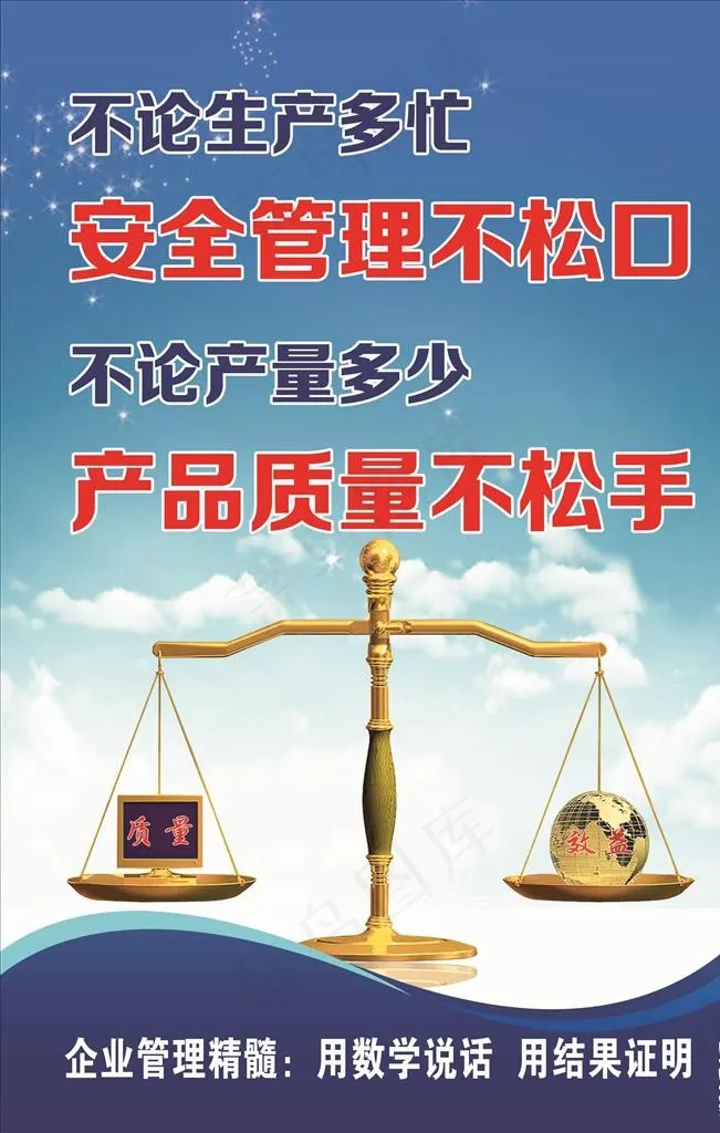 安全质量标语海报图片(3402X5102(DPI:72))psd模版下载