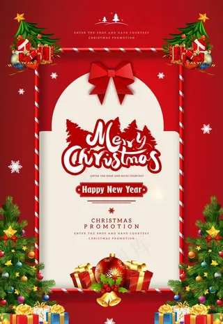 圣诞节海报圣诞节促销圣诞节图片