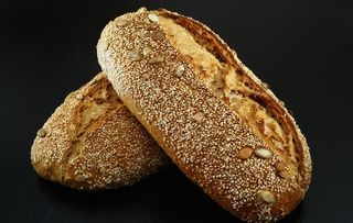 杂粮面菜鸟图库片