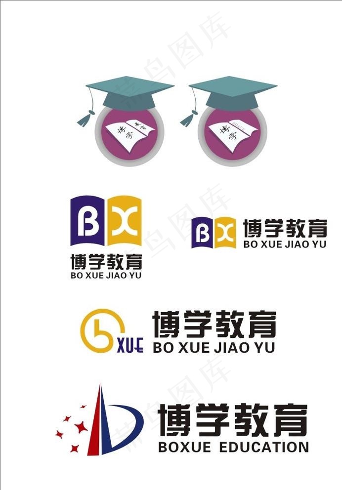 教育标志图片cdr矢量模版下载