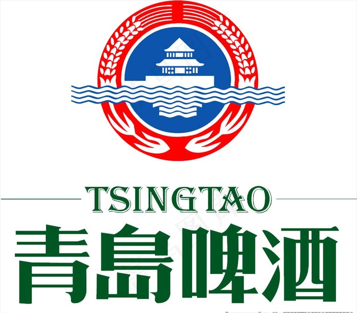 青岛啤酒图片psd模版下载