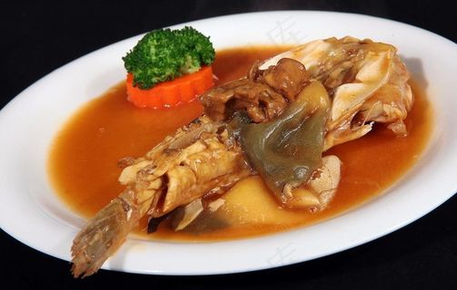 红烧鲃鱼河豚好图片