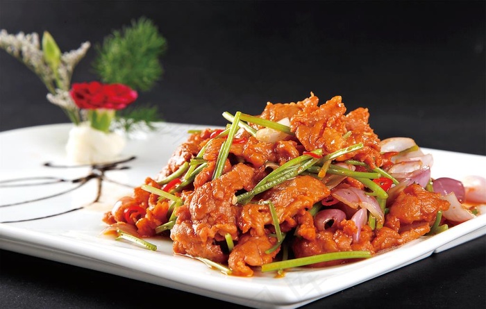 小炒羊肉图片