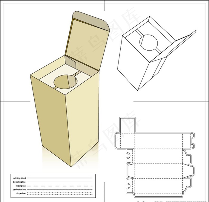 矢量盒子包装图片eps,ai矢量模版下载