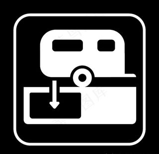 生活图标系列 汽车过磅图标图片