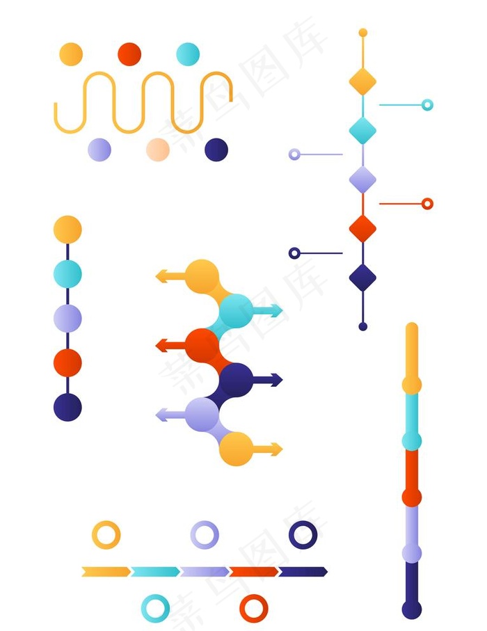 时间轴图片ai矢量模版下载