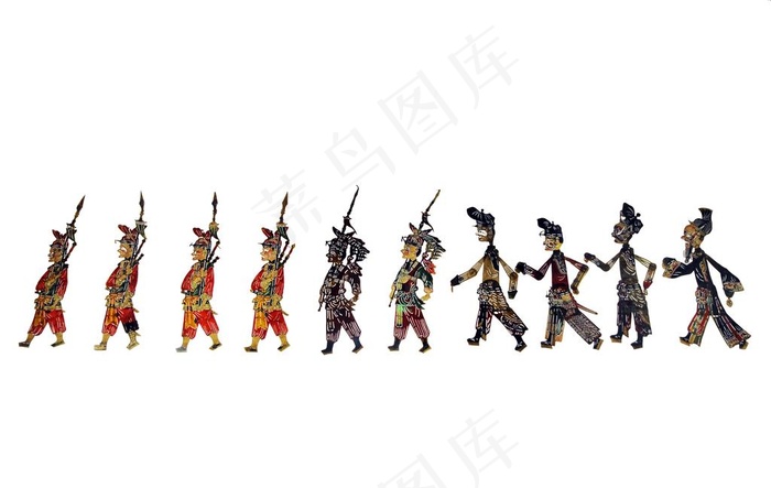 皮影戏《祝家庄》人物素材图片
