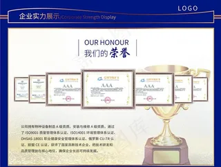 公司荣誉墙图片