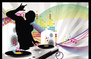 音乐潮流 时尚音乐 音乐元素图片