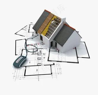 建筑结构图 房屋 别墅 房子图片