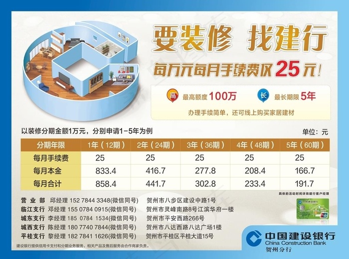 要装修找建行图片(800X1800)cdr矢量模版下载
