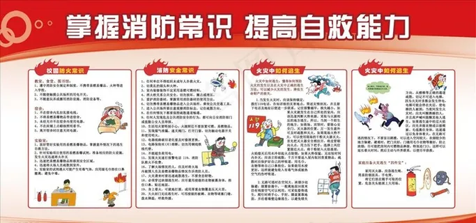 消防宣传栏图片