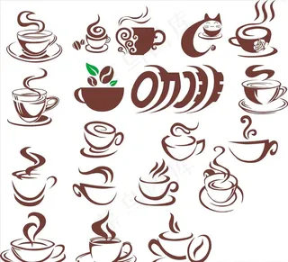 咖啡标志图片