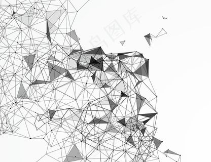 虚拟抽象科技点线面图片