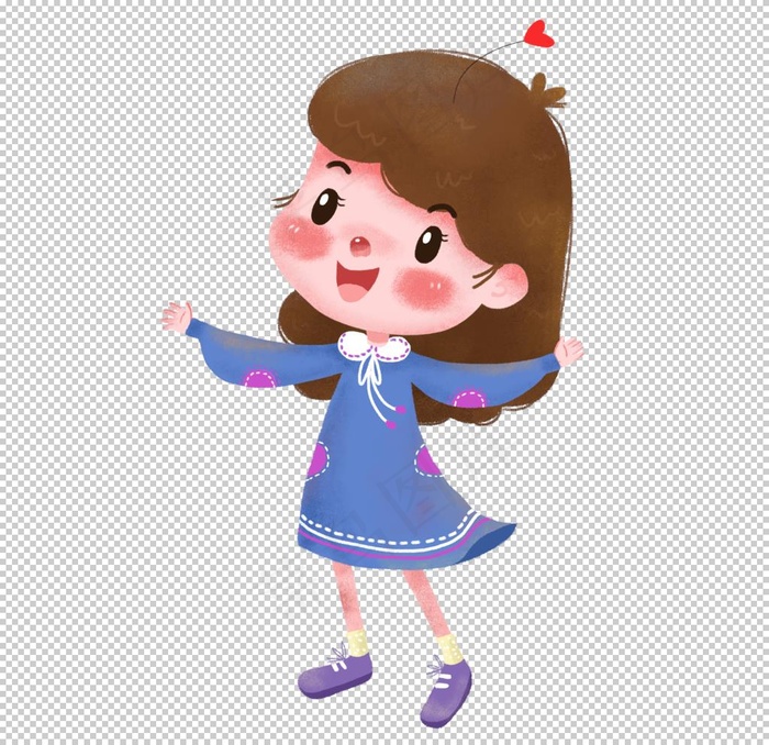小女孩图片
