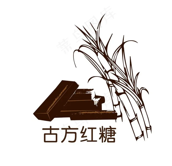 古方红糖图片ai矢量模版下载