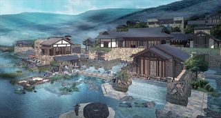 滨水修禅别墅效果图图片