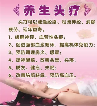 养生头疗图片