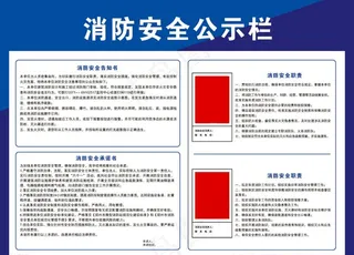 消防安全公示栏图片