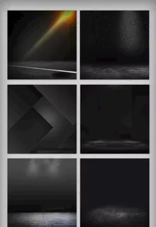 黑色立体空间主图背景图片