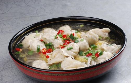 乡酸萝卜鱼饺图片