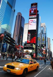 纽约时代广场街景图片
