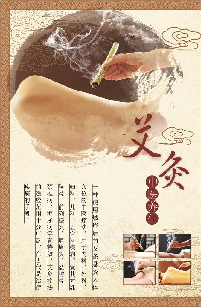 美容艾灸海报 艾灸图片