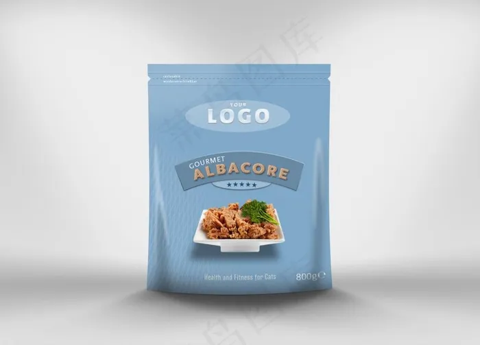 袋装零食包装贴图样机图片psd模版下载