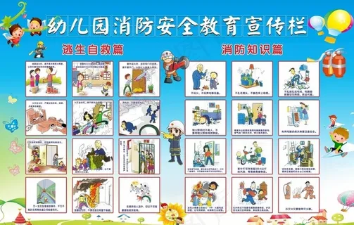 幼儿园消防安全教育宣传栏图片 幼儿园消防安全教育宣传栏图片