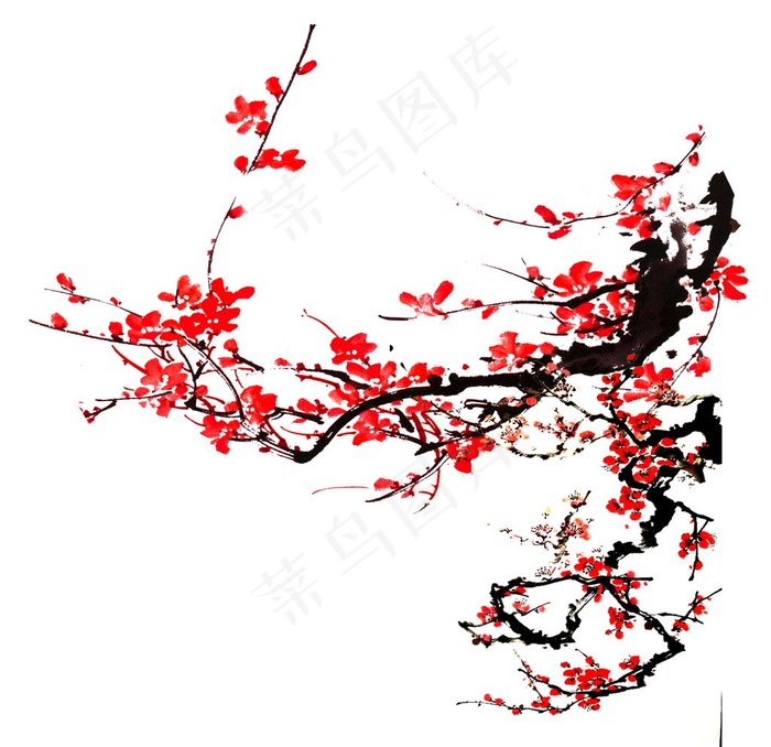梅花素材图片(2000X2000(DPI:72))psd模版下载