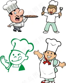 卡通厨师图片