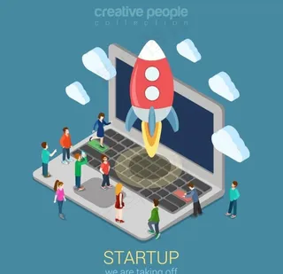 软件系统APP升级插画图片