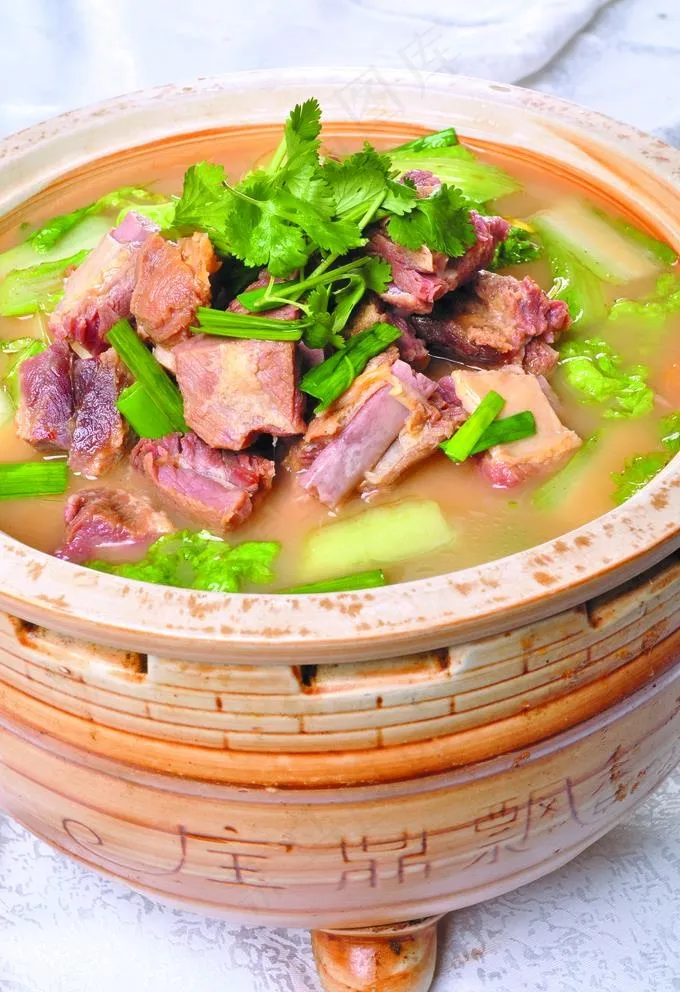 砂煲腊排骨图片