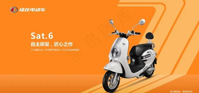 绿佳电动车图片