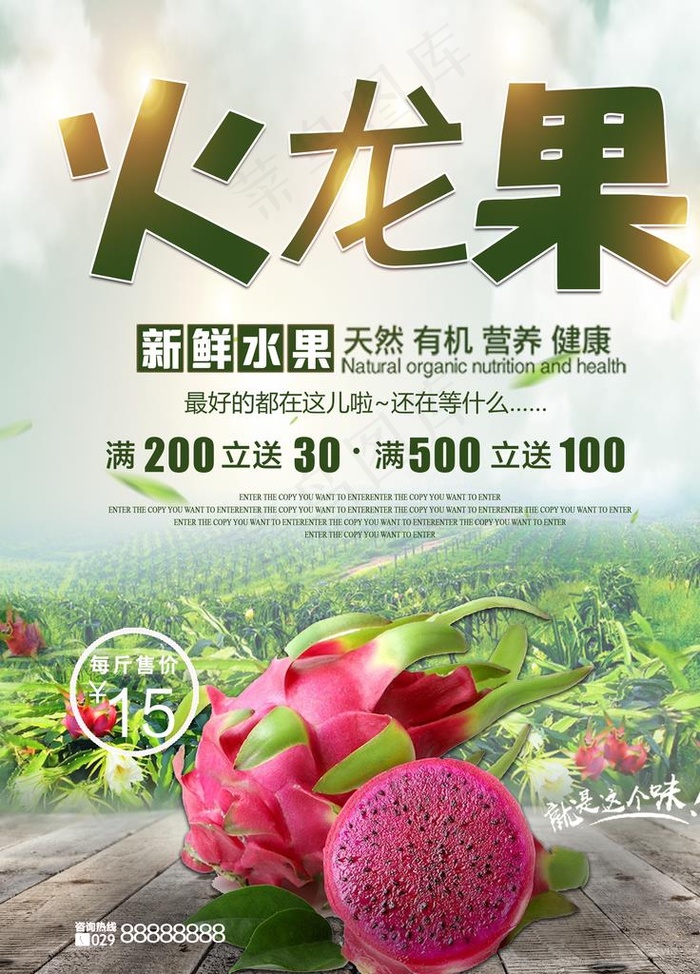 火龙果图片(3000X4000(DPI:254))psd模版下载