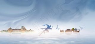 新中式地产运动图片