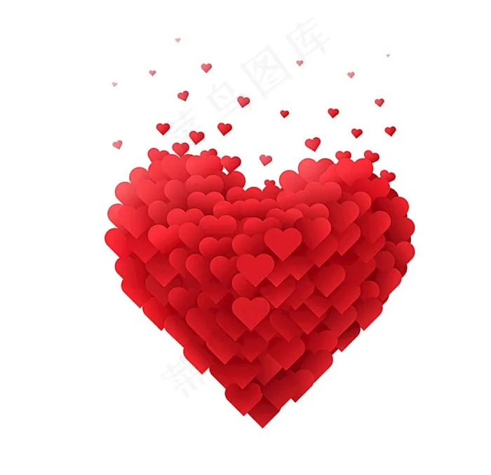 爱心图片psd模版下载