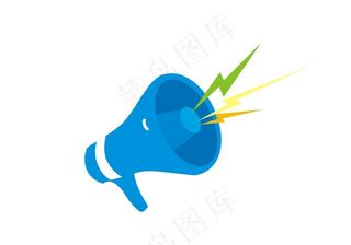 矢量小喇叭图片