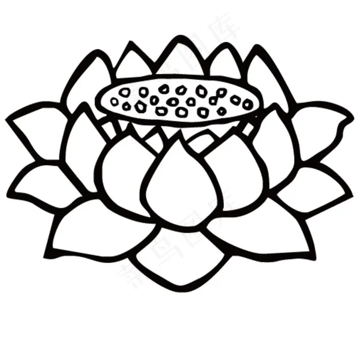 莲花底座矢量图图片ai矢量模版下载