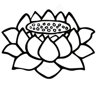莲花底座矢量图图片