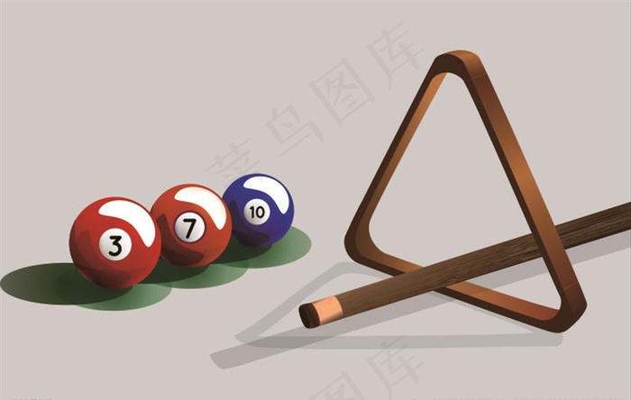 台球图片cdr矢量模版下载