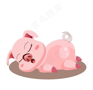 矢量猪 手绘猪图片